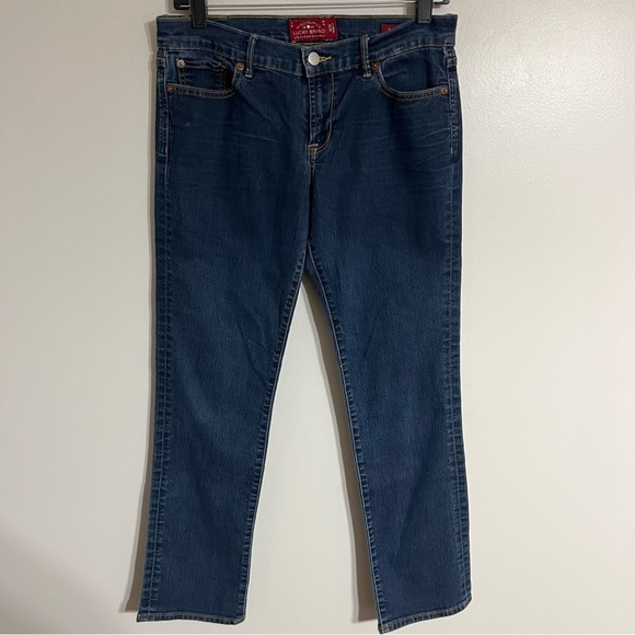 Lucky Brand Jeans Women's Size 6/28 Ankle Length Sweet N Straight Dark Wash - Picture 1 of 12